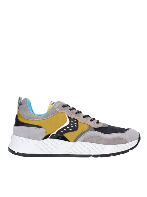 Sneakers in camoscio pelle e tessuto VOILE BLANCHE | CLUB18MULTICOLORE GRIGIO